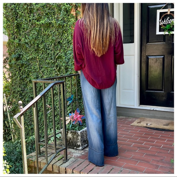 Fabulous Analiese Denim Tie Waist Pant - Picture 5 of 5